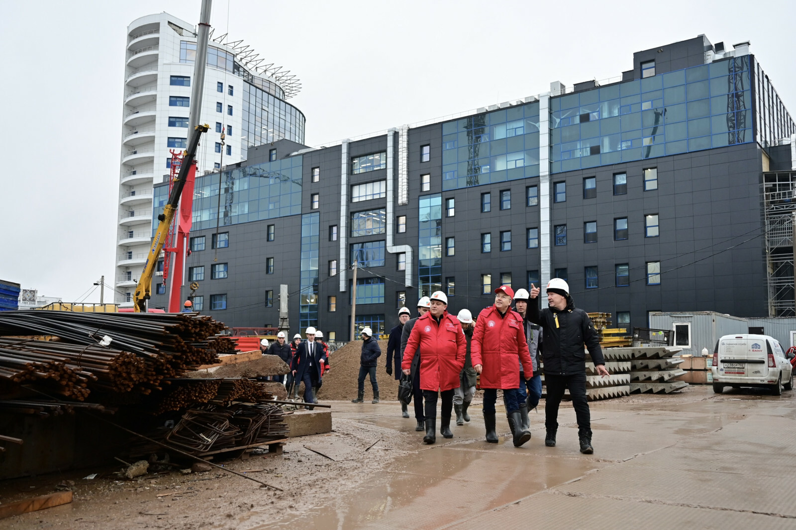 Андрей Назаров проверил ход строительства II очереди Межвузовского кампуса