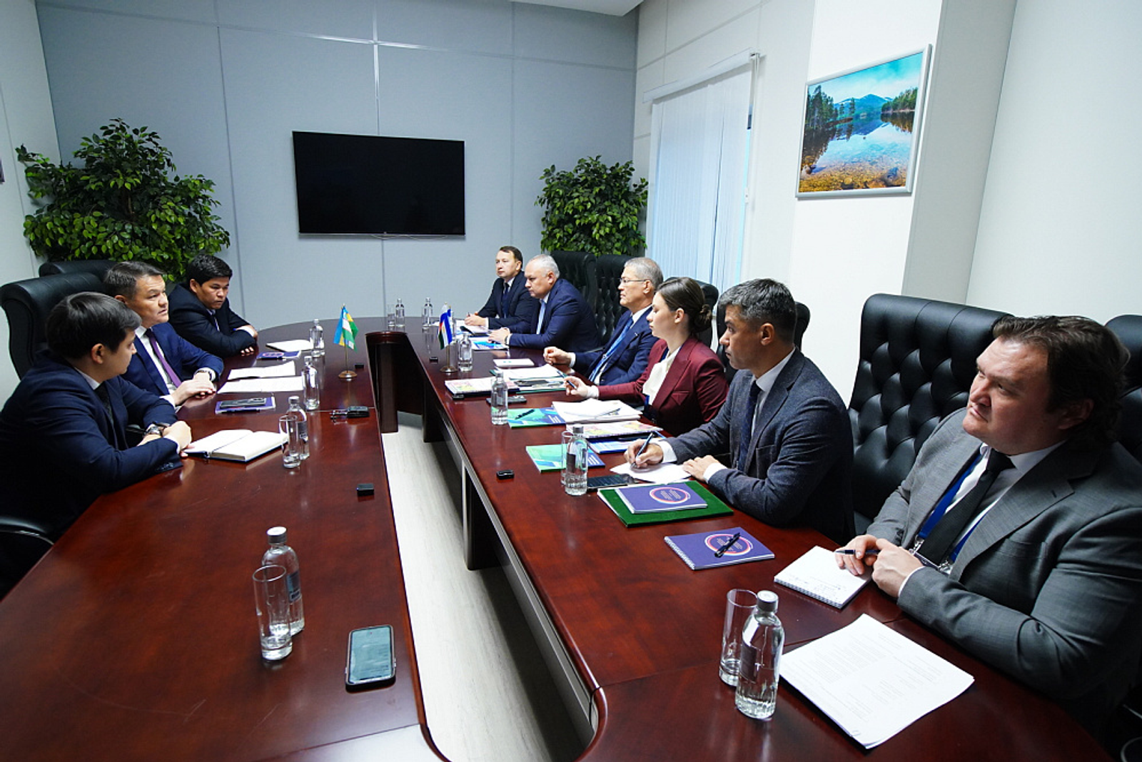 Встреча с Председателем Верховного Совета узбекской Республики