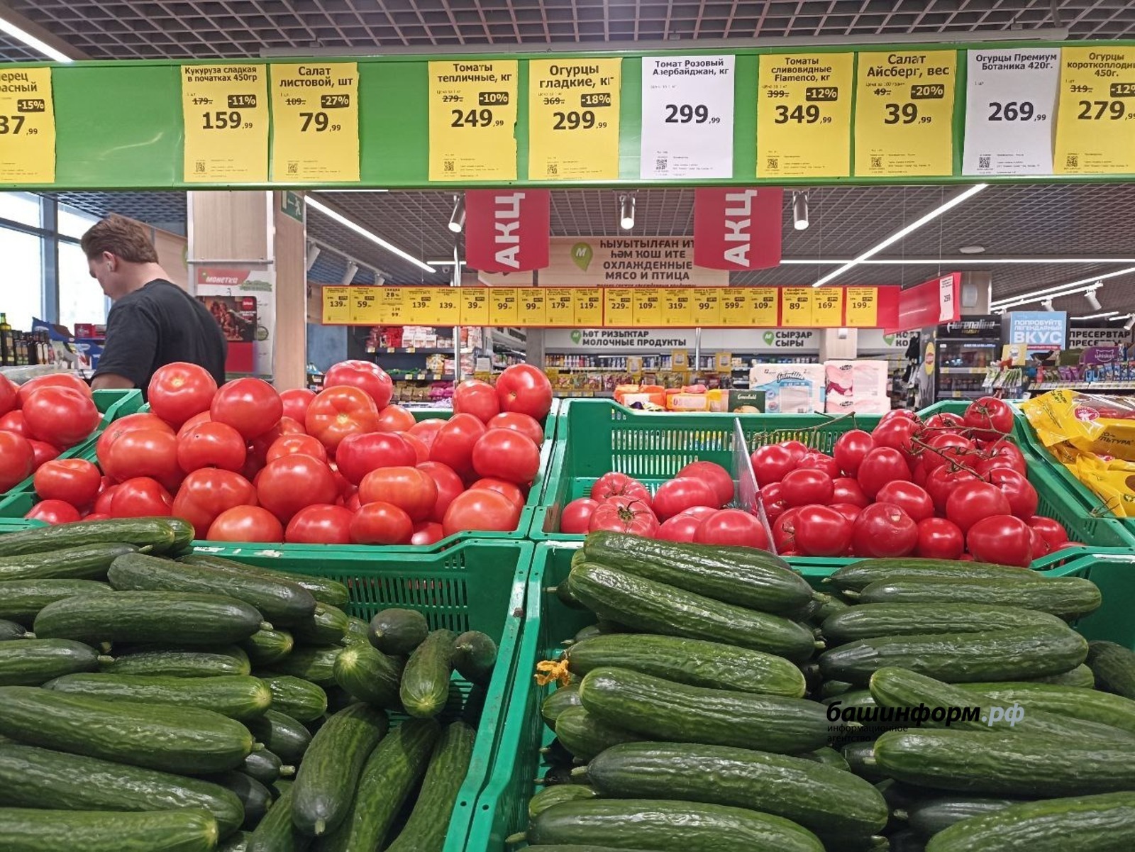 Названа причина резкого удорожания огурцов в Башкирии