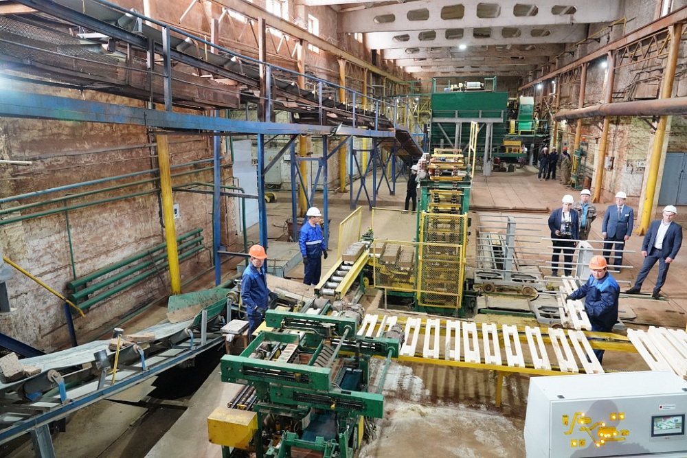 В Толбазах модернизировали кирпичный завод «Керамические технологии»