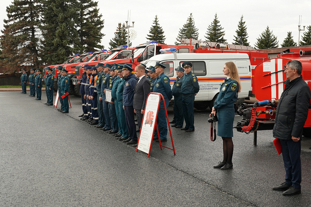 Пожарные Башкортостана получили новую технику